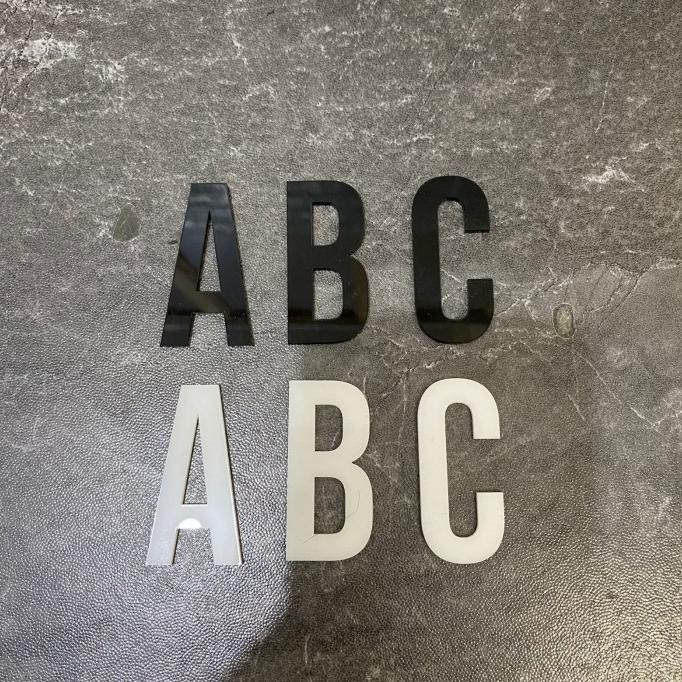 HURUF TIMBUL | DEKORASI | NO RUMAH | ANGKA | HIASAN | AKRILIK 2MM