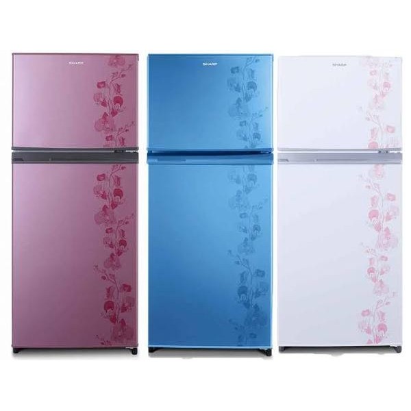 KULKAS SHARP 2 PINTU LOW WATT SHINE SJ-196ND-FB/FP/FS SJ 196 ND 172 L