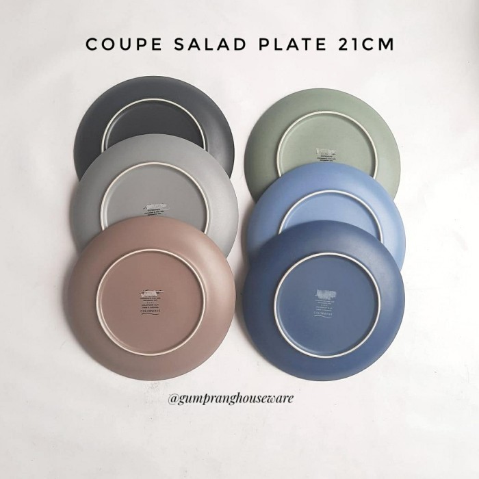 (ADDA) PIRING KUE KERAMIK/ COUPE DESSERT PLATE STONEWARE NORITAKE COLORWAVE