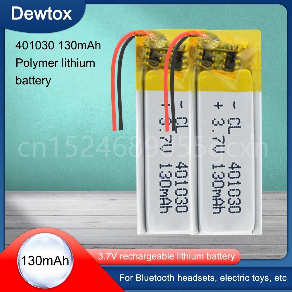 3.7V 130mAh 401030 Lithium Polymer Li-Po li ion