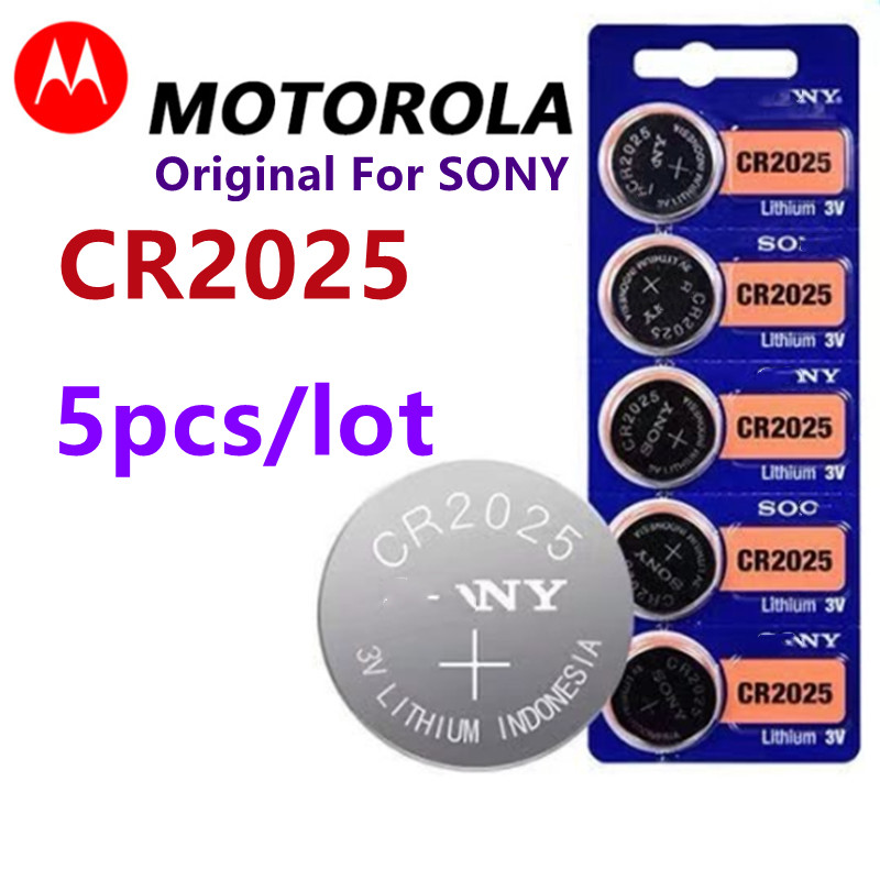 Original For Sony CR2025 Battery CR 2025 3V Lithium Battery