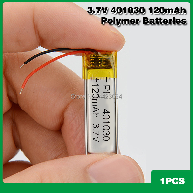 3.7V 120mAh 401030 Lithium Polymer Li-Po li ion