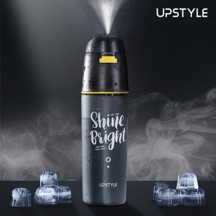 FREE ONGKIR BOTOL AIR MINUM 600 ML SPRAY UPSTYLE SPORT WATER BOTTLE FROSTED