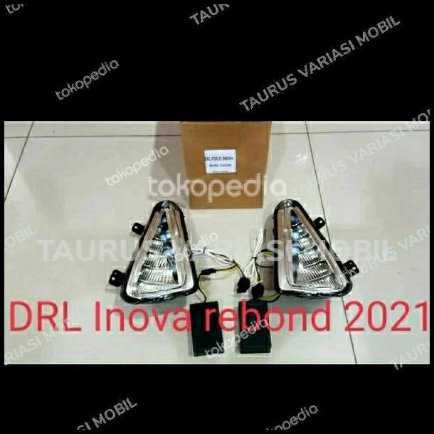 TERMURAH DRL TOYOTA INNOVA INOVA 2021 REBORN LAMPU LED BUMPER 