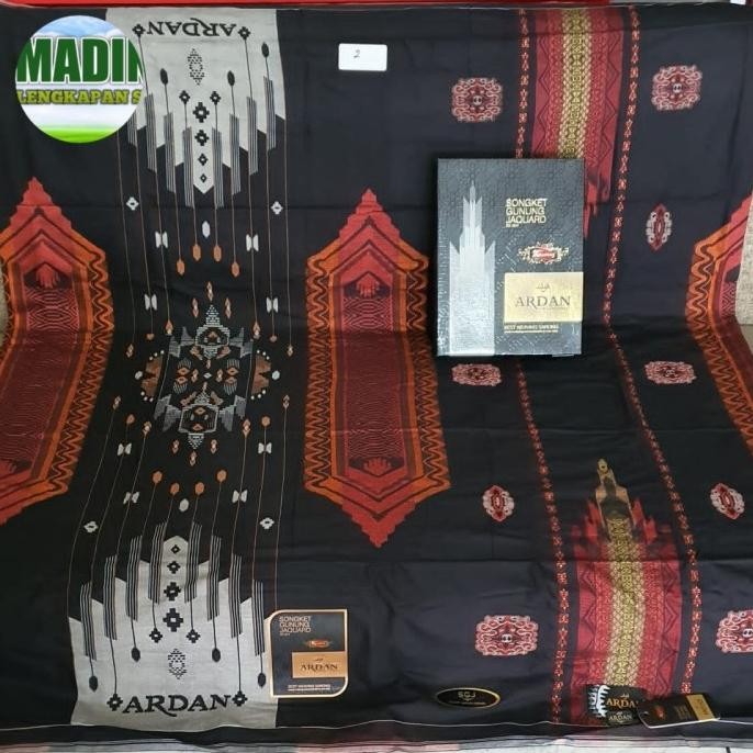 Kain Sarung Ardan Sgj Gold Series Hitam Putih & Warna By Ketjubung Kualitas Premium