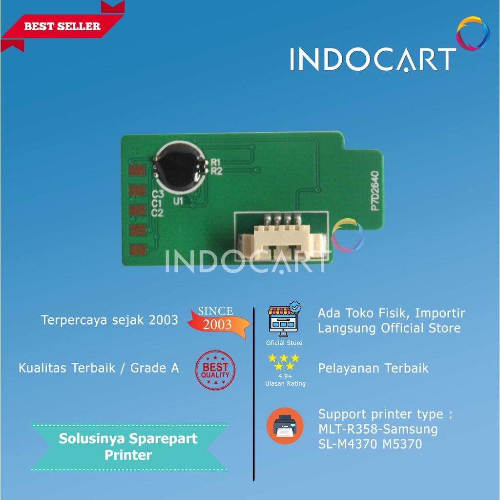 IndoCart Chip MLT-R358-Samsung SL-M4370 M5370-Drum-100K