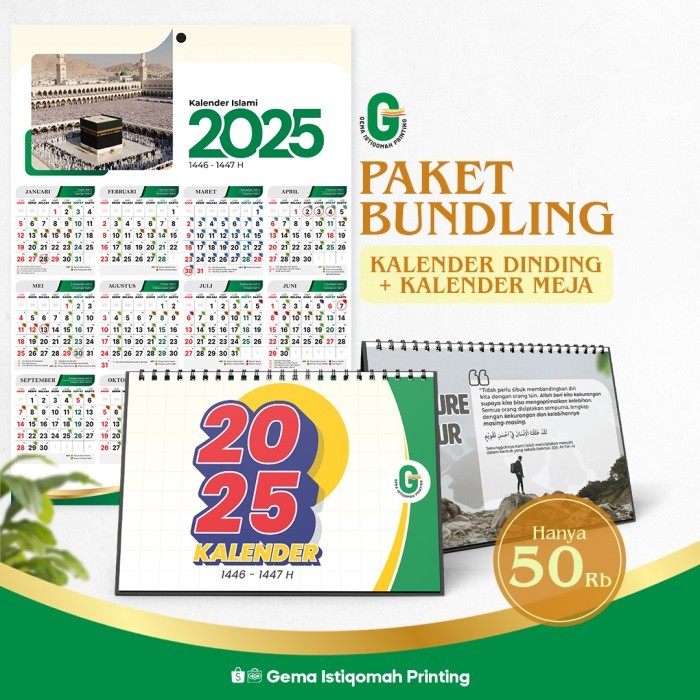 

Bundling Kalender Islami Dinding Dan Meja Tanda Puasa Wajib & Sunnah Murah Berkualitas