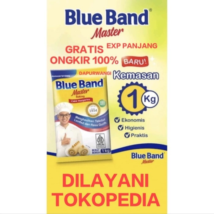 

Blue Band Master Baking Cake Margarine Mentega Margarin 1 Kg