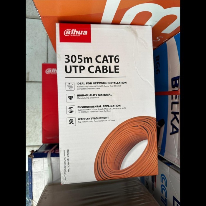 KABEL UTP CAT6/DAHUA KABEL UTP/CABLE UTP DAHUA CAT6 305M ORIGINAL