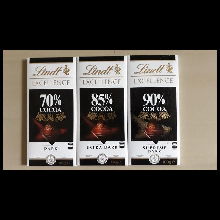 

Promo!! Lindt Excellence Dark Chocolate - Coklat Import