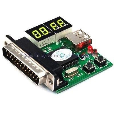 DB25 M - USB 4-Digit PC Analyzer Diagnostic Card Motherboard