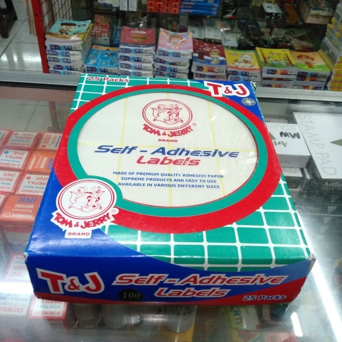 

Label tom & jerry 100 isi 25 packs