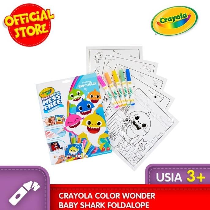 

CRAYOLA Color Wonder BABY SHARK Foldalope