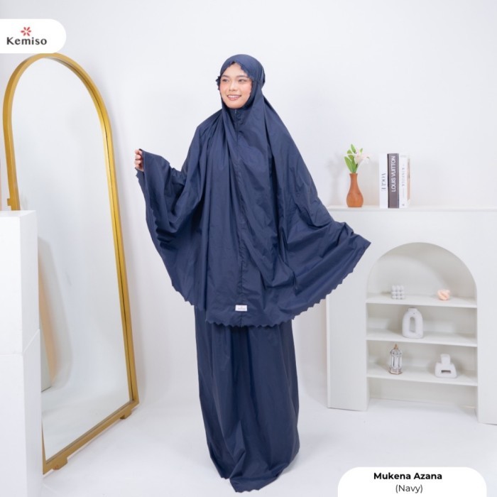 Mukena Travel Mini Tazbiya Kemiso Azana Series Premium Lasercut #Original