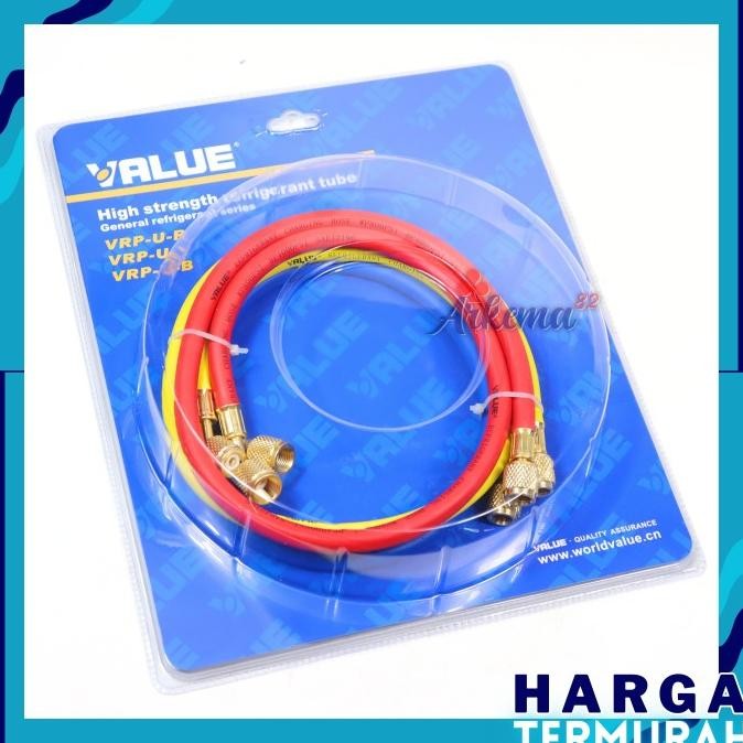 SELANG MANIFOLD VALUE R410 R32 | SLANG MANIPOLD PENGISIAN FREON AC R32