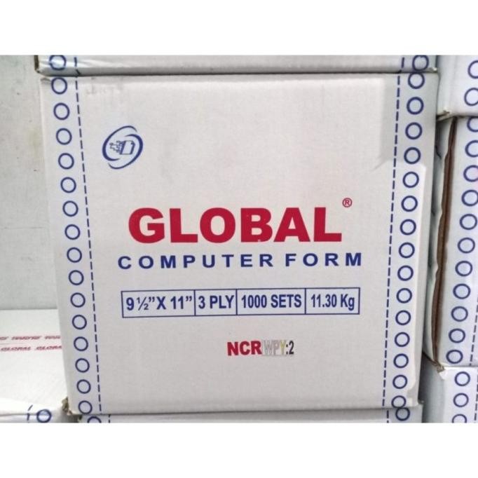 

Kertas komputer Continuous Form Global 9 1/2 x 11 : 2 (3 ply)