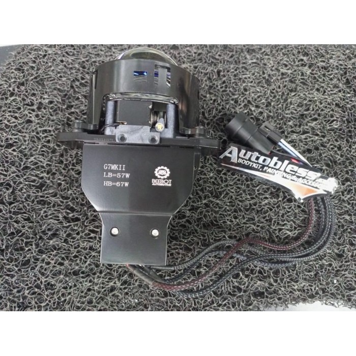 Projector Beebot G7 Mk2 Blue Lens. Garansi Nasional 2 Thn. Free Pasang Terbaru 100 % Original