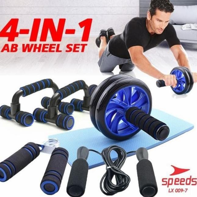 speeds ab wheel LX 009-7 original speeds Alat Fitnes