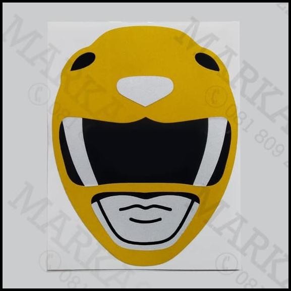

DISKON STIKER POWER RANGERS YELLOW RANGER !!!!!!