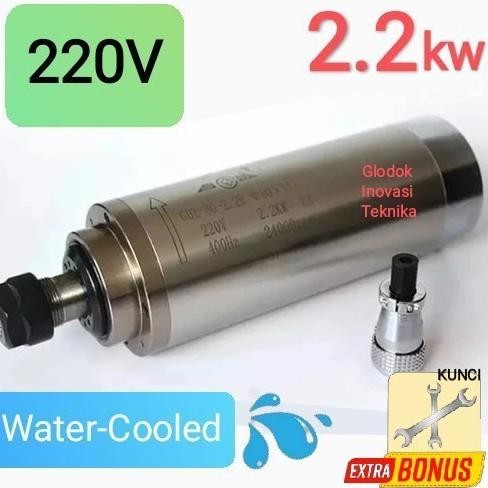 spindle motor CNC router 80 80mm water cooling cooled 2 2.2kw 2.2 kw
