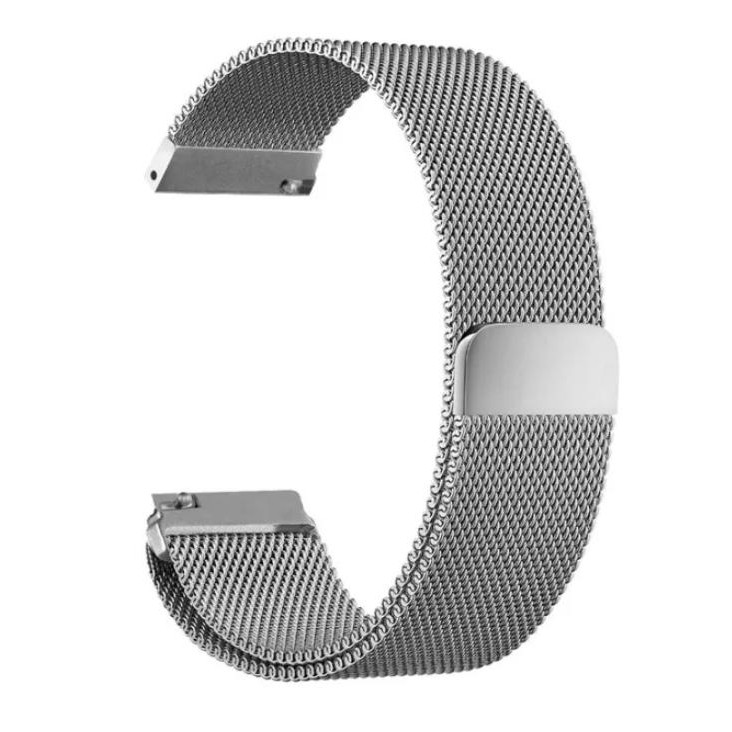 Milanese Loop 22mm Strap Smartwatch Olike W13C - Tali Jam Tangan Magnetic Metal