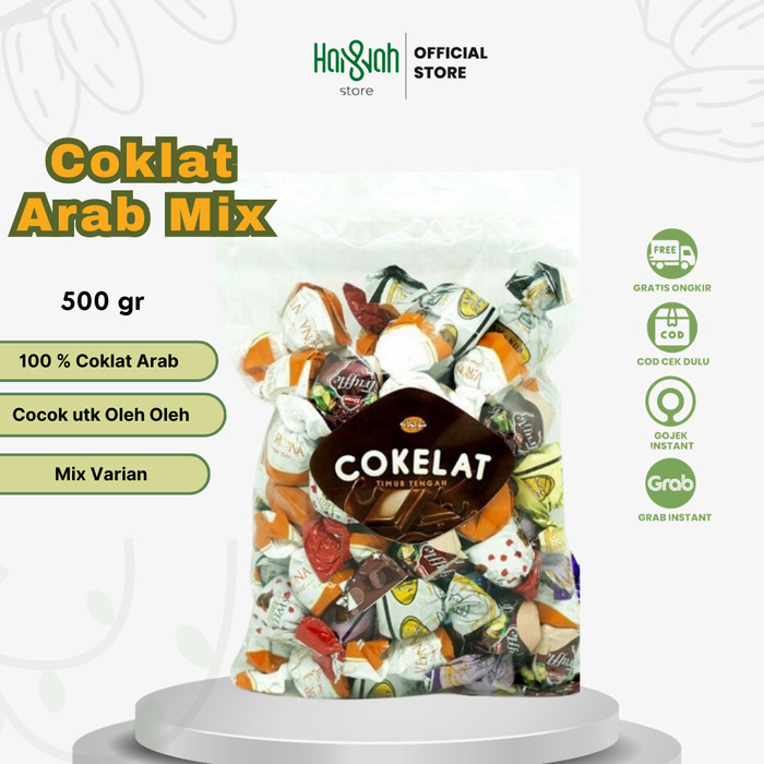 

Ready Stok - Coklat Arab Mix 500Gr Truffle Altalitha Frame Twistar Halal