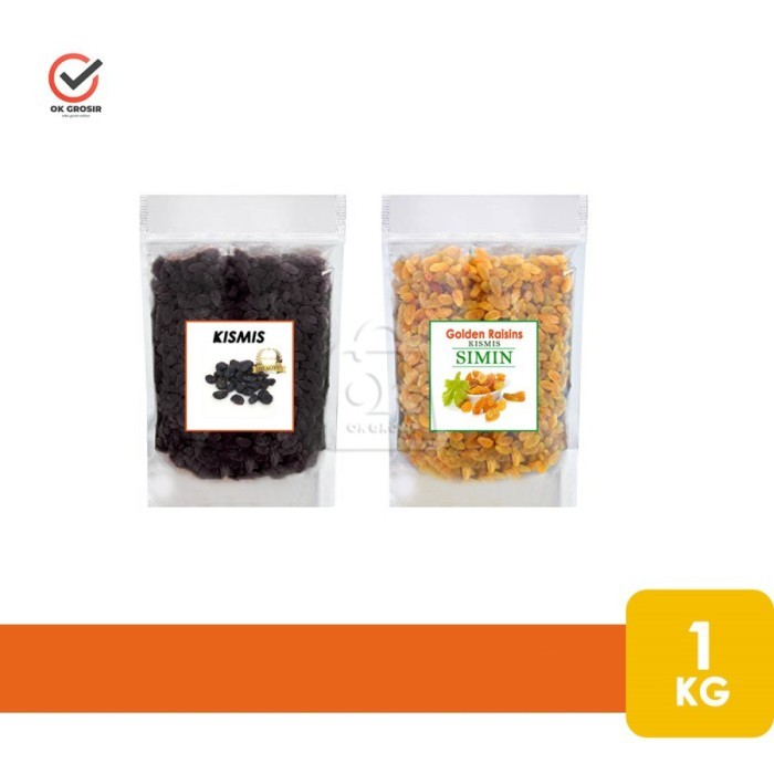 

Ready - Kismis Hitam / Golden Raisins / Kismis Simin (1 Kg)