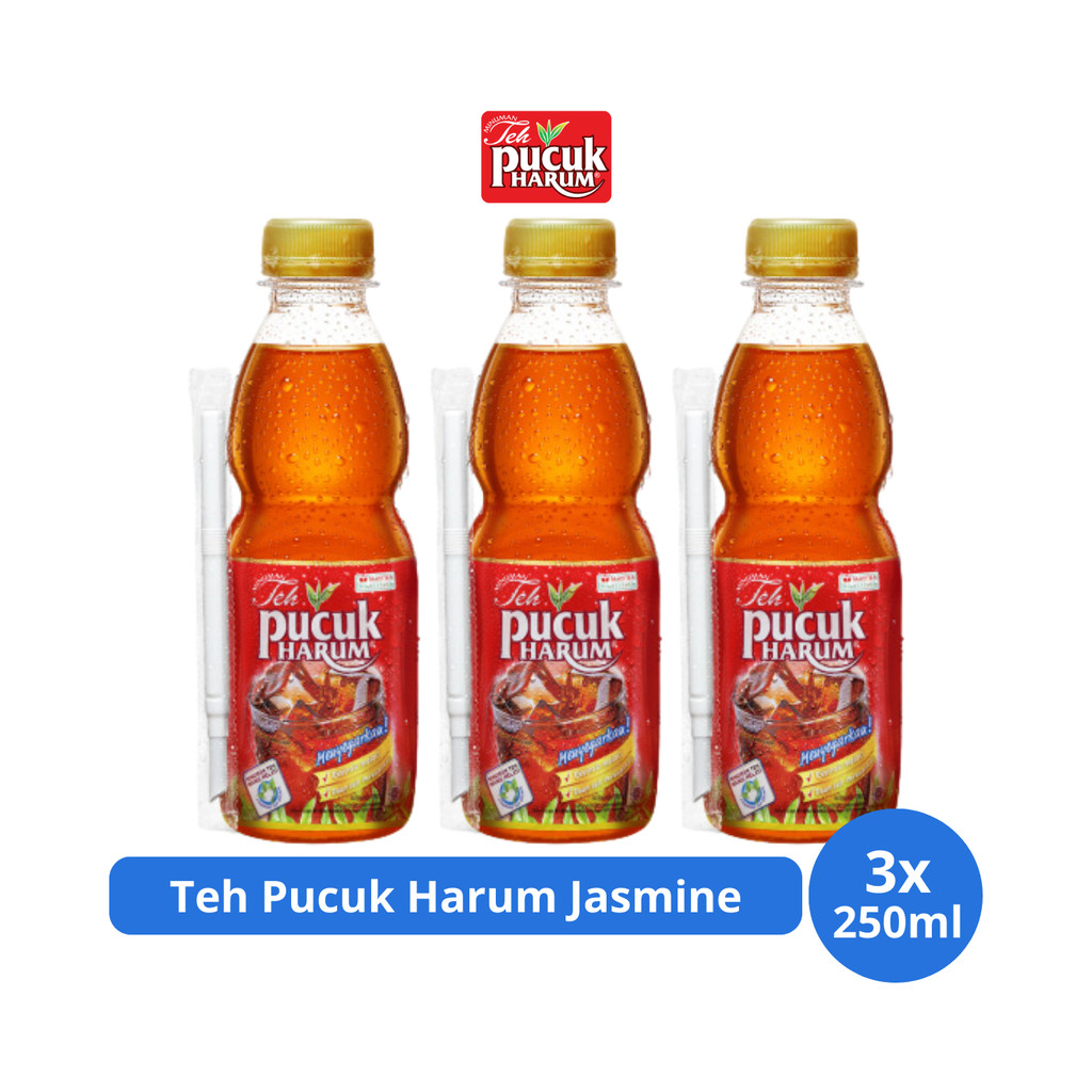 

Teh Pucuk Harum Jasmine 250ml x 3 pcs