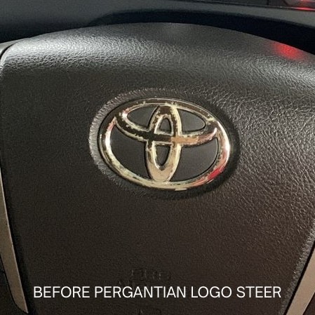 Aksesoris Mobil Logo Steer Toyota Alphard / Vellfire , Bisa Terima Pasang