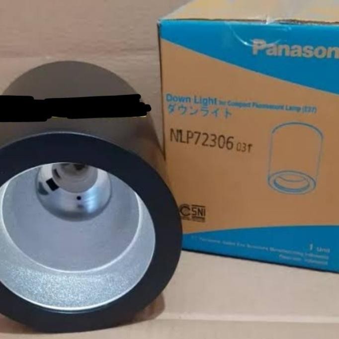 Produk Baru Panasonic Downlight OB Tempel Outbow Bulat Hitam & Putih 4inch E27