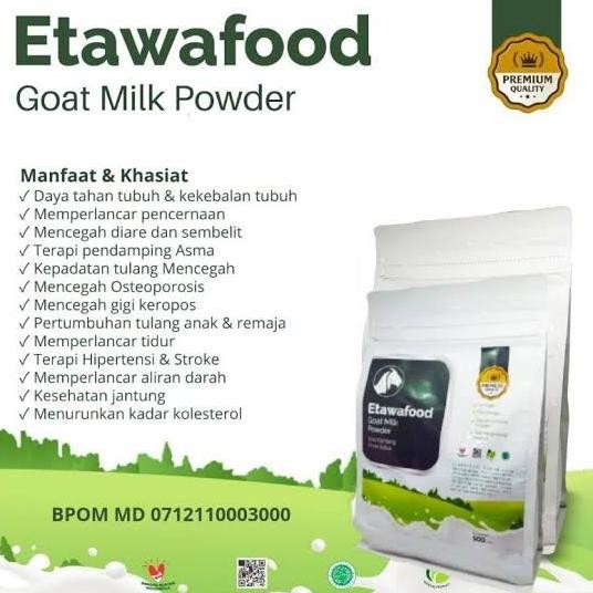 

Etawafood Susu Kambing Etawa Bubuk Goat Milk Powder Premium Quality Asli Original [terbaik]