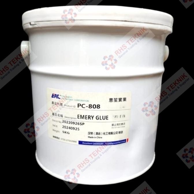 Ready Lem Emery PC-808 5kg lem perekat pasir amril serbuk amplas Emery Glue