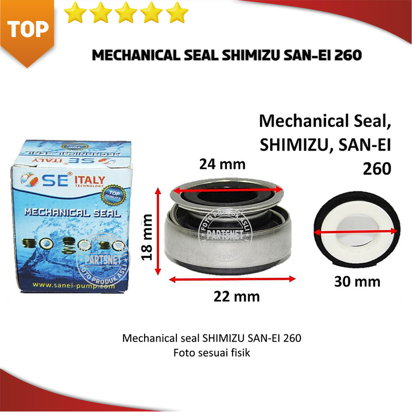 Mechanical seal SHIMIZU SAN-EI 260