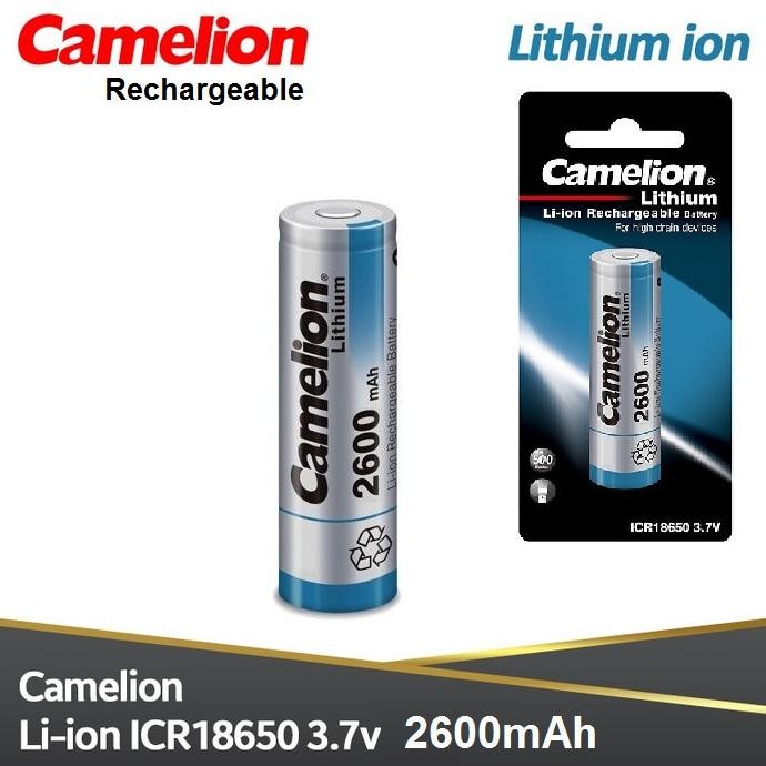 

Diskon! Rechargeable Battery Camelion Baterai18650 2600mAh Bp1 Blister Pack