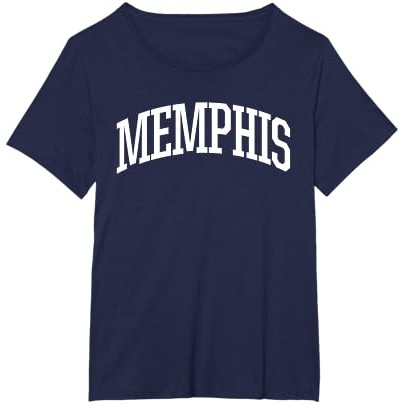 Kaos Memphis / Memphis Sports College-Style T |bu8fcDnE|