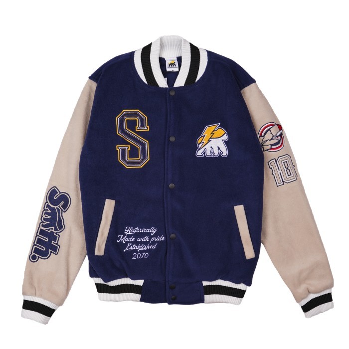 TERLARIS House of Smith Jaket Varsity Pria - New Chamsity - M