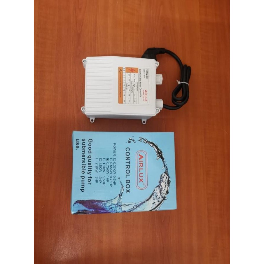 KONTROL BOX CONTROL BOX PANEL POMPA SATELIT/SUBMERSIBLE AIRLUX 1 HP