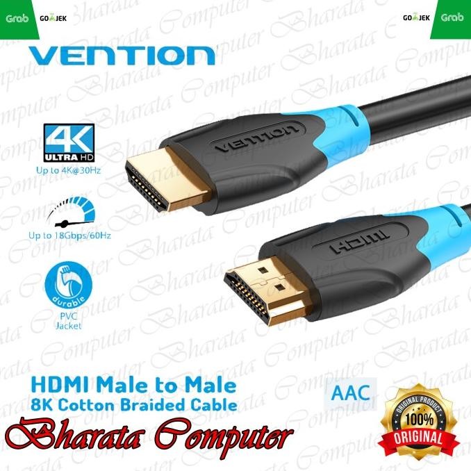 

Diskon! Vention ( AACBI 3M ) Kabel HDMI 3D V2.0 4K UHD High Speed Quality