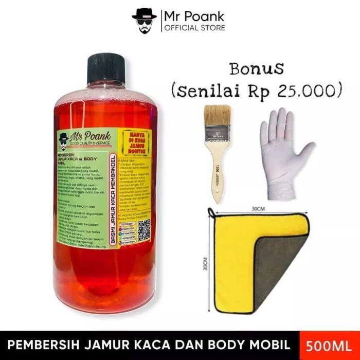TERBARU Mr Poank Pembersih Jamur Kaca Dan Bodi Mobil HOT SALE