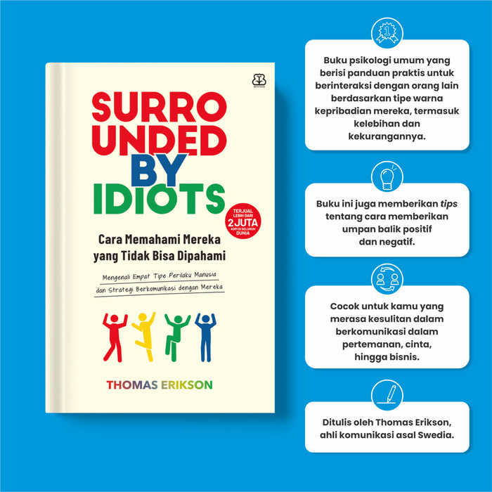 

Buku Bentang Surrounded By Idiots Empat Tipe Perilaku Manusia