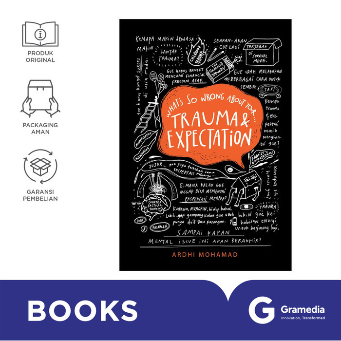 

Buku What's So Wrong About Your Trauma & Expectation (Ardhi Mohamad)