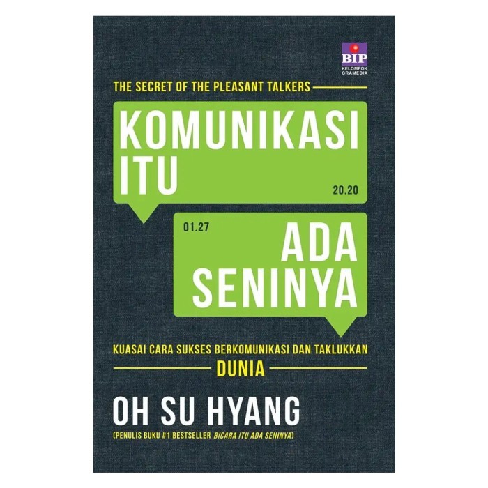 

Buku Komunikasi Itu Ada Seninya Oh Su Hyang