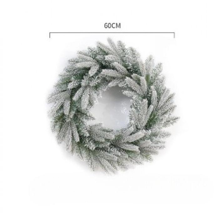 

Wreath Snow Salju Natal By Platefulnco Baru