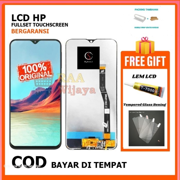 ASLI SPAREPART HP LCD SAMSUNG GALAXY M20 / M205 FULLSET TOUCHSCREEN