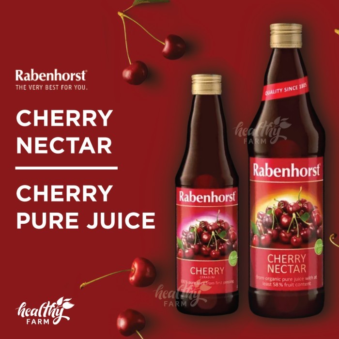 

Rabenhorst Organic Cherry Pure Juice/ Cherry Nectar/ Minuman Buah Ceri