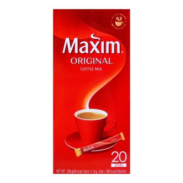 

Maxim Original Coffee Mix / Kopi Instant Korea Isi 20