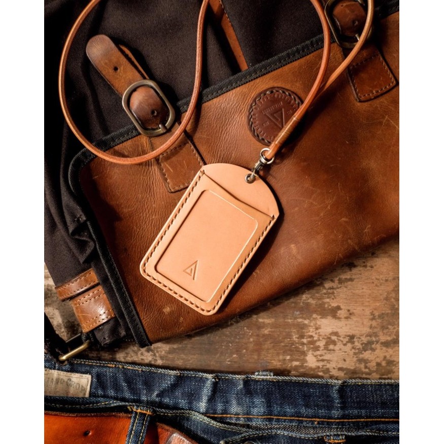 

Leather ID card holder