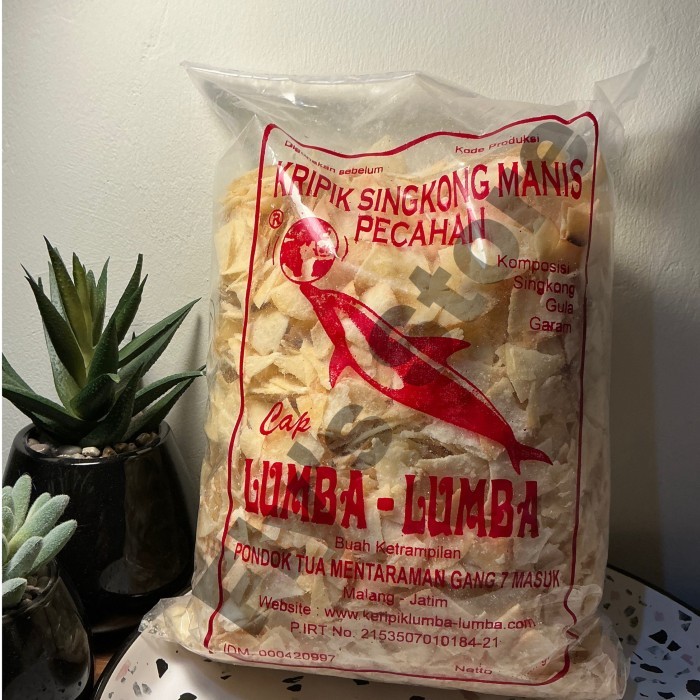 

BERKUALITAS Keripik Singkong Lumba Lumba Pecahan 800 Gr Asli Remukan