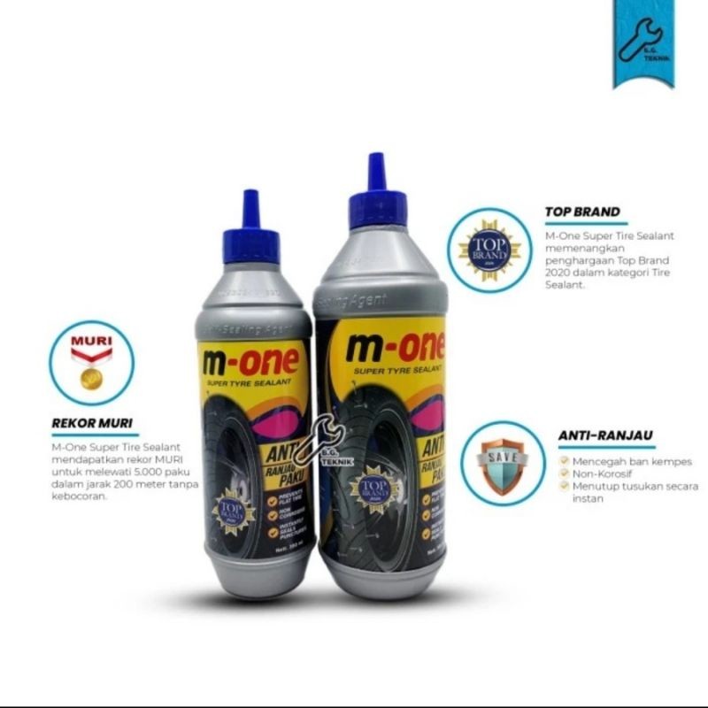 Cairan Tubeles / Cairan Tambal Ban / Cairan Tubles M ONE/ Cairan Anti Bocor M-one
