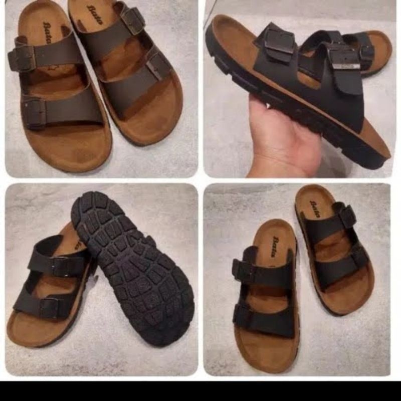 Sepatu Wanita sandal bata Energyzer KULIT Original Bahan Kulit Produk Best Seller Sandal Slop Pria &